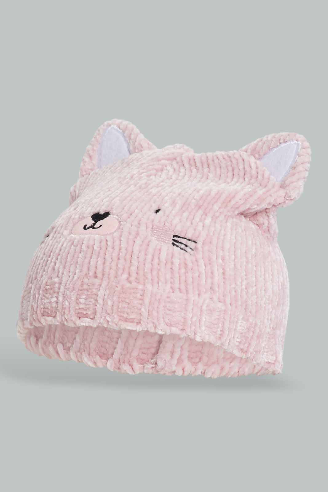 Redtag-White-And-Olive-Knitted-Set-Of-2-Cap-Category:Caps-&-Hats,-Colour:Assorted,-Filter:Girls-Accessories,-GIR-Caps-&-Hats,-New-In,-New-In-GIR-ACC,-Non-Sale,-Section:Girls-(0-to-14Yrs),-W22A-Girls-