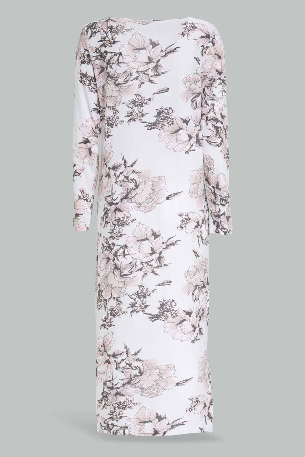 Redtag-Assorted-Women-Fullsleeve-Printed-Nightgown-Category:Nightgowns,-Colour:Assorted,-Deals:New-In,-Filter:Women's-Clothing,-New-In-Women-APL,-Non-Sale,-Section:Women,-W22A,-Women-Nightgowns--