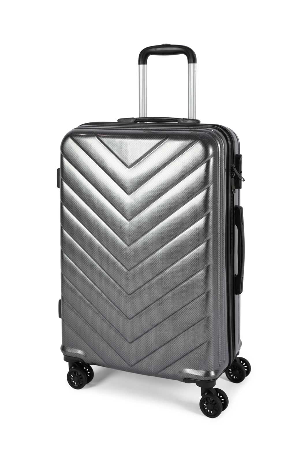 Redtag-Silver-Luggage-Trolley-24"-Category:Luggage-Trolleys,-Colour:Silver,-Dept:Home,-Filter:Travel-Accessories,-LUG-Luggage-Trolleys,-New-In,-New-In-LUG-ACC,-Non-Sale,-Section:Homewares,-W22B-Travel-Accessories-