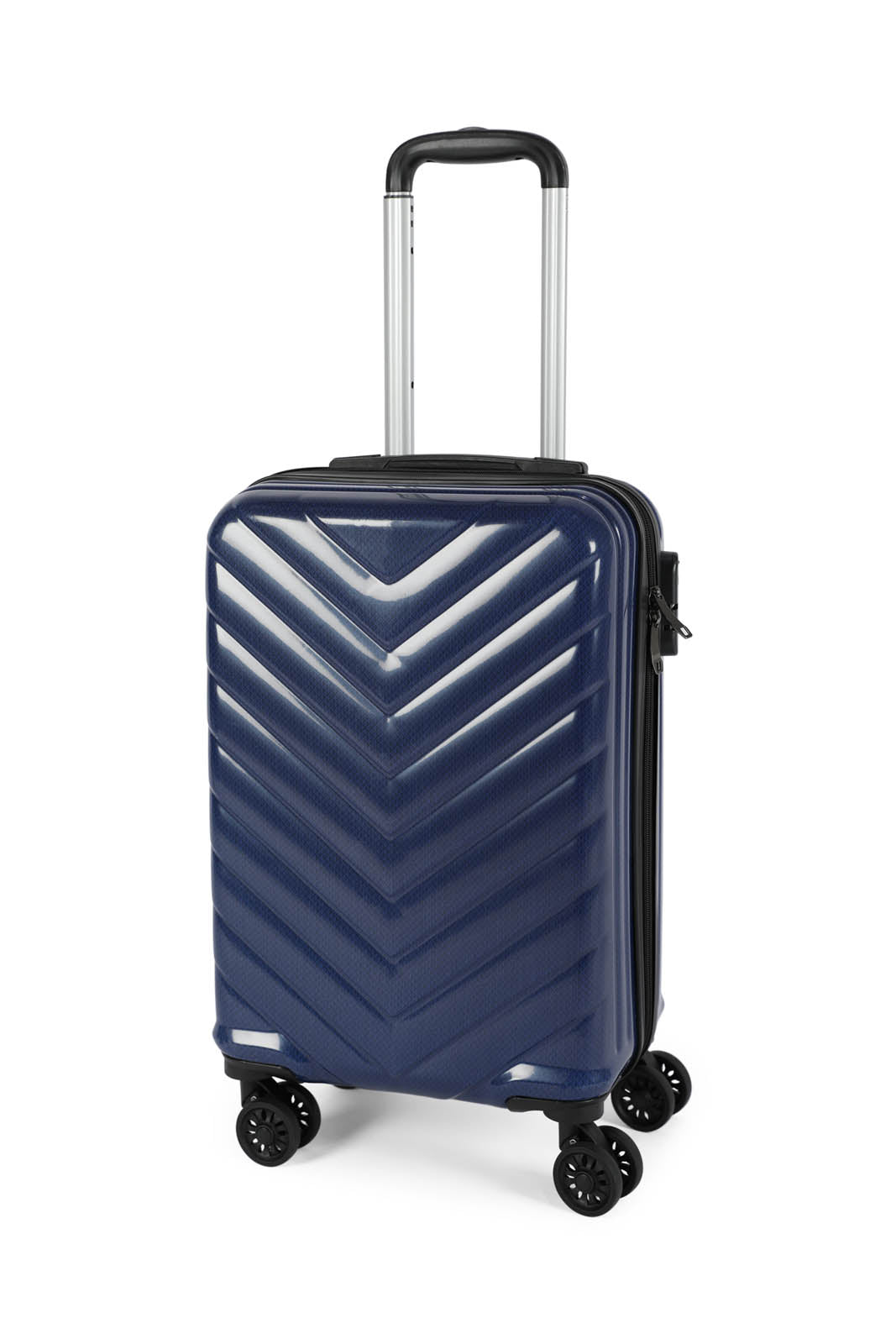 Redtag-Navy-Luggage-Trolley-20"-Category:Luggage-Trolleys,-Colour:Navy,-Dept:Home,-Filter:Travel-Accessories,-LUG-Luggage-Trolleys,-New-In,-New-In-LUG-ACC,-Non-Sale,-Section:Homewares,-W22B-Travel-Accessories-