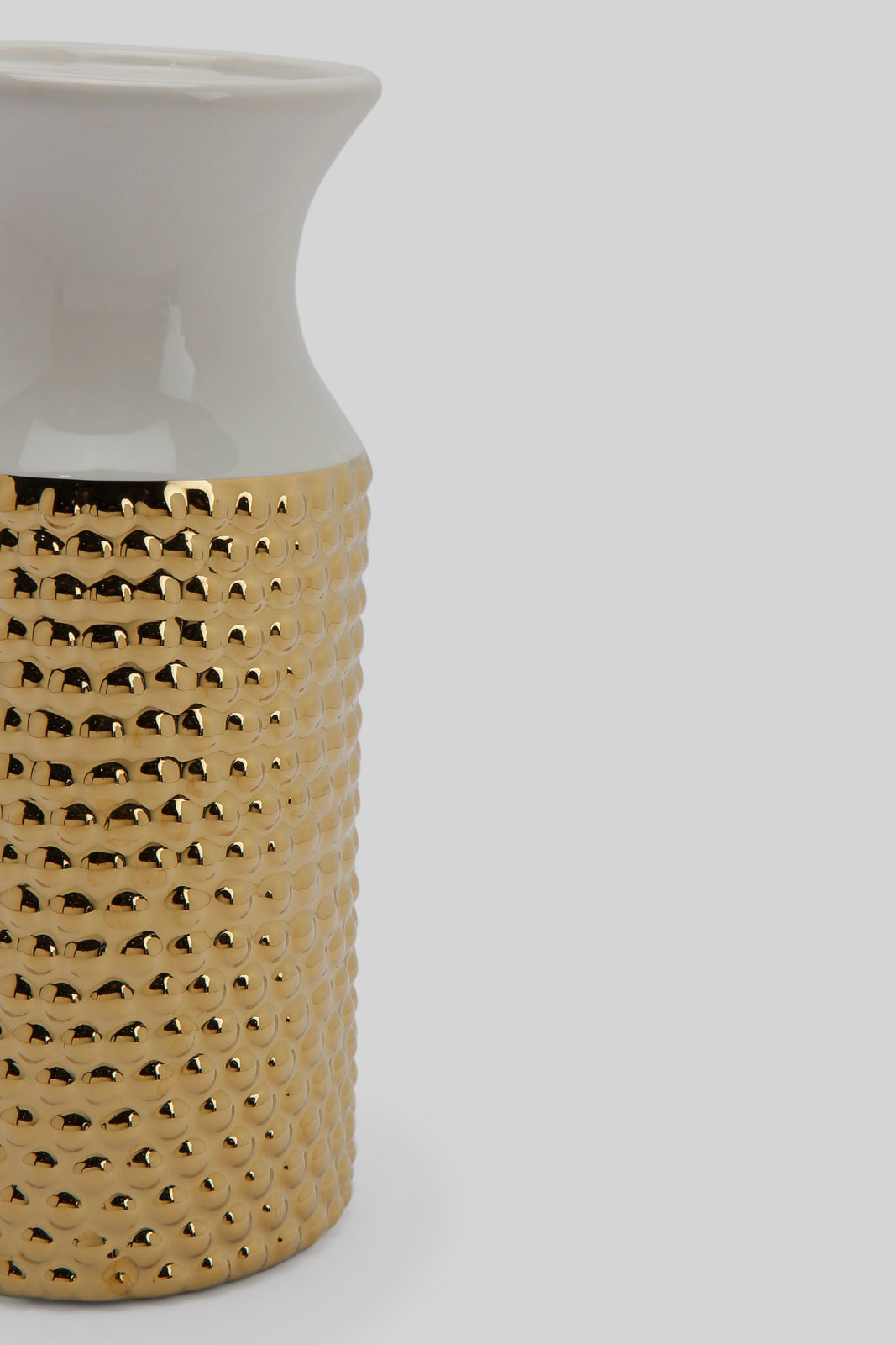 Redtag-White-Gold-Candle-Holder-Category:Candles-&-Fragrances,-Colour:Gold,-Deals:New-In,-Filter:Home-Decor,-HMW-HOM-Decorative-Accessories,-New-In-HMW-HOM,-Non-Sale,-Section:Homewares,-W22B-Home-Decor-