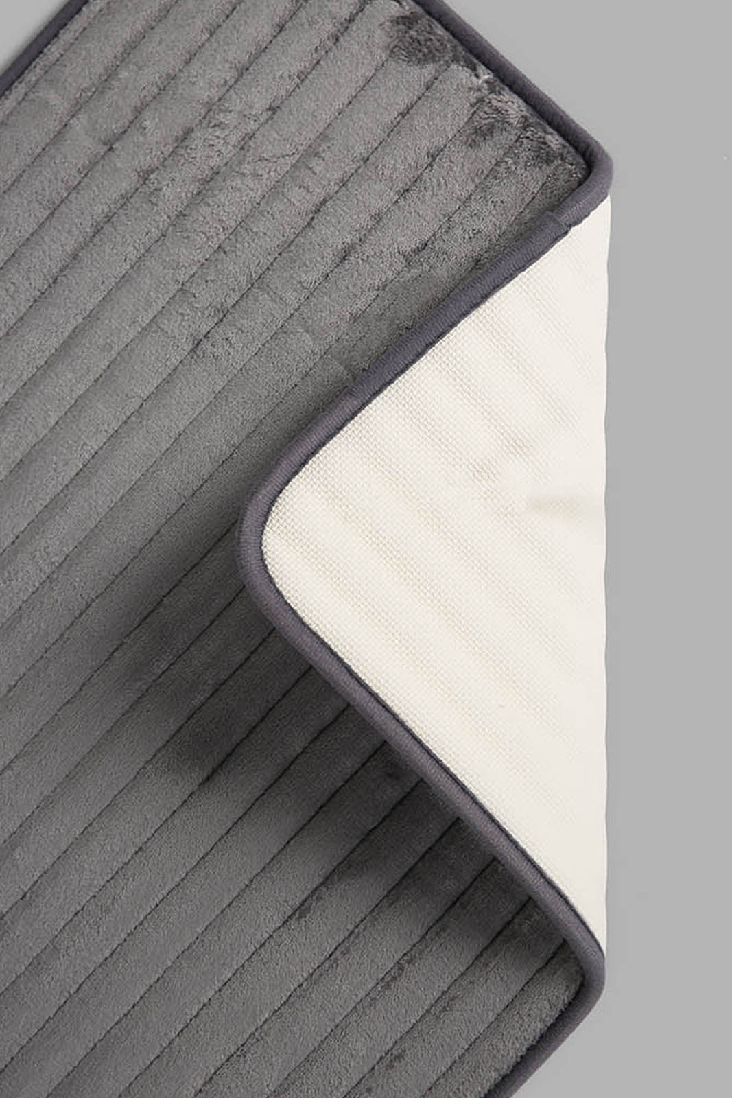 Redtag-Grey-Memory-Foam-Bath-Mat-Category:Bathmats,-Colour:Grey,-Deals:New-In,-Dept:Home,-Filter:Home-Bathroom,-HMW-BAC-Bath-Accessories,-New-In-HMW-BAC,-Non-Sale,-Section:Homewares,-W22B-Home-Bathroom-