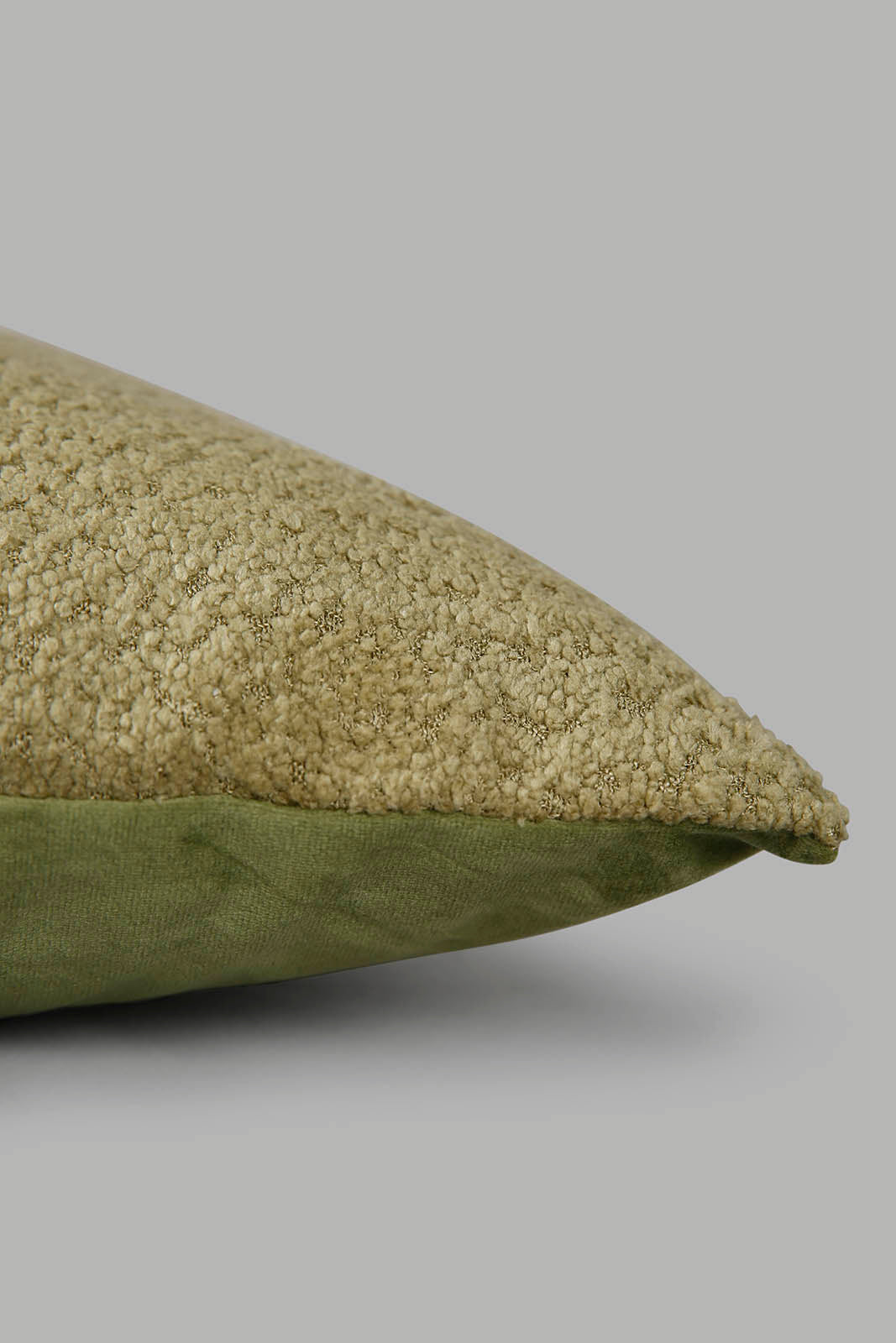 Redtag-Green-Textured-Jacquard-Cushion-Category:Cushions,-Colour:Green,-Deals:New-In,-Filter:Home-Bedroom,-HMW-BED-Cushions,-New-In-HMW-BED,-Non-Sale,-Section:Homewares,-W22A-Home-Bedroom-