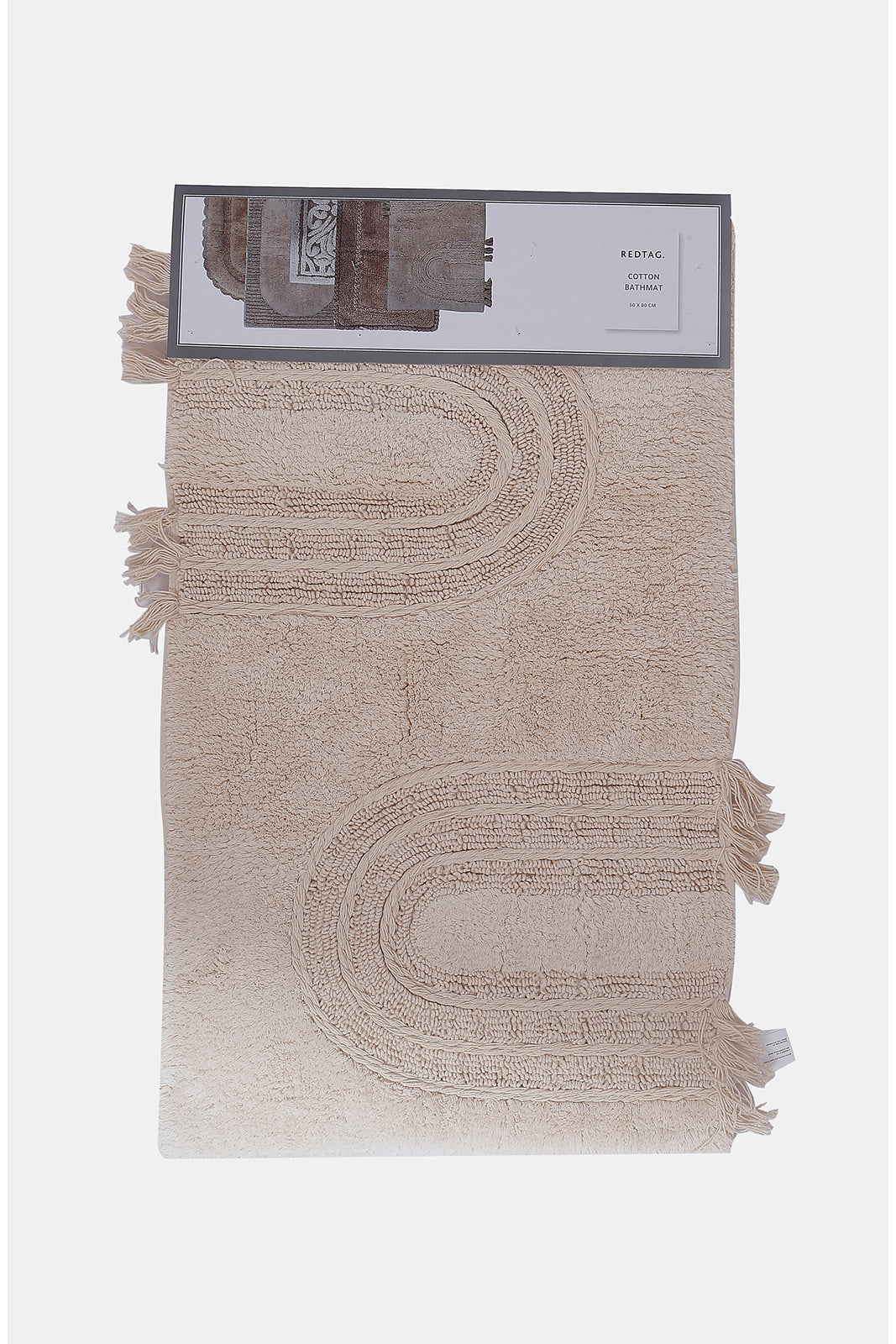 Redtag-Off-White-Bath-Mat-Category:Bathmats,-Colour:Cream,-Deals:New-In,-Dept:Home,-Filter:Home-Bathroom,-HMW-BAC-Bath-Accessories,-New-In-HMW-BAC,-Non-Sale,-S23A,-Section:Homewares-Home-Bathroom-