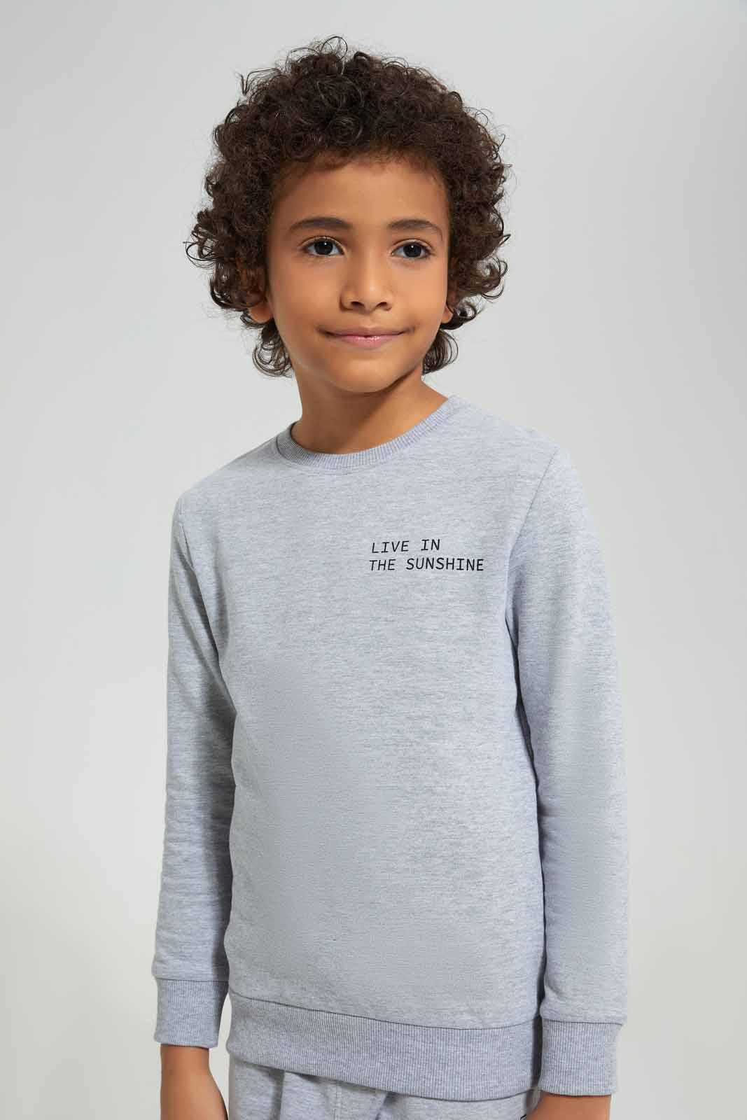 Redtag-Grey-Printed-Crew-Neck-Jogsuit-BOY-Jog-Sets,-Category:Jog-Sets,-Colour:Grey,-Deals:New-In,-Filter:Boys-(2-to-8-Yrs),-New-In-BOY-APL,-Non-Sale,-Section:Boys-(0-to-14Yrs),-W22A-Boys-2 to 8 Years