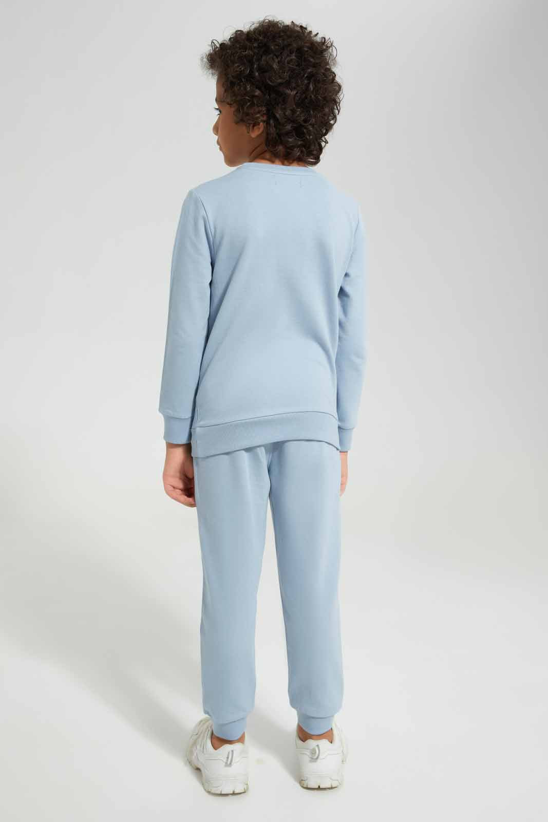Redtag-Blue-Printed-Crew-Neck-Jogsuit-BOY-Jog-Sets,-Category:Jog-Sets,-Colour:Blue,-Deals:New-In,-Filter:Boys-(2-to-8-Yrs),-New-In-BOY-APL,-Non-Sale,-Section:Boys-(0-to-14Yrs),-W22A-Boys-2 to 8 Years