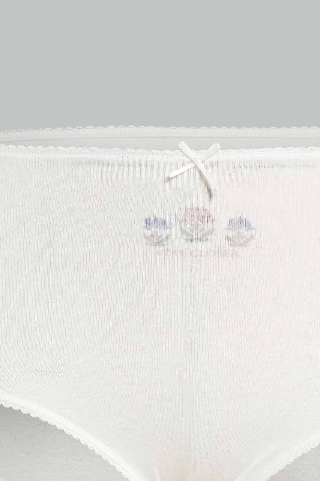 Redtag-Assorted-Print/Plain-Mama-Briefs-(5-Pack)-365,-Category:Briefs,-Colour:Assorted,-Deals:New-In,-Filter:Women's-Clothing,-New-In-Women-APL,-Non-Sale,-Section:Women,-Women-Briefs--