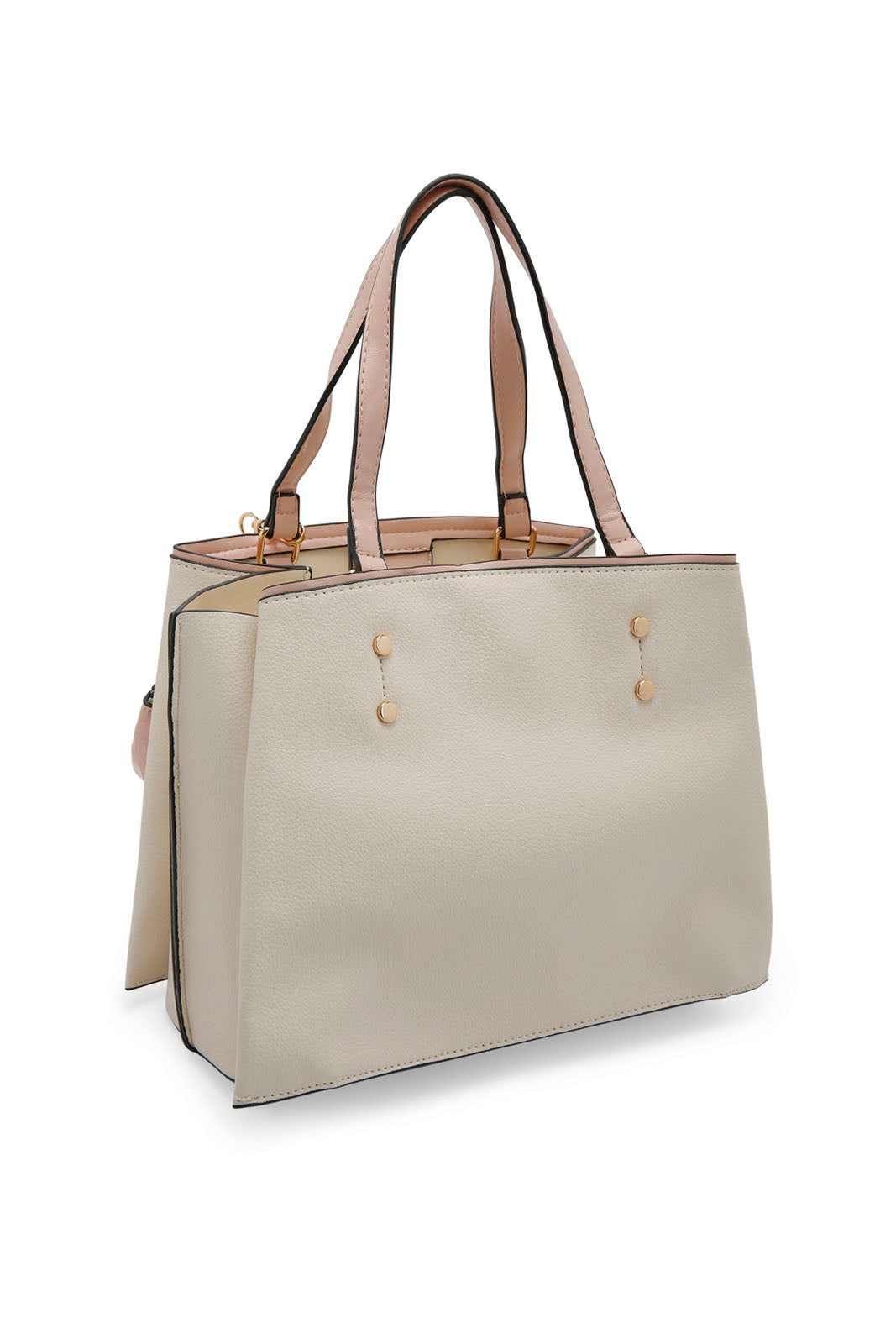 Women Beige Embellished Day Bag