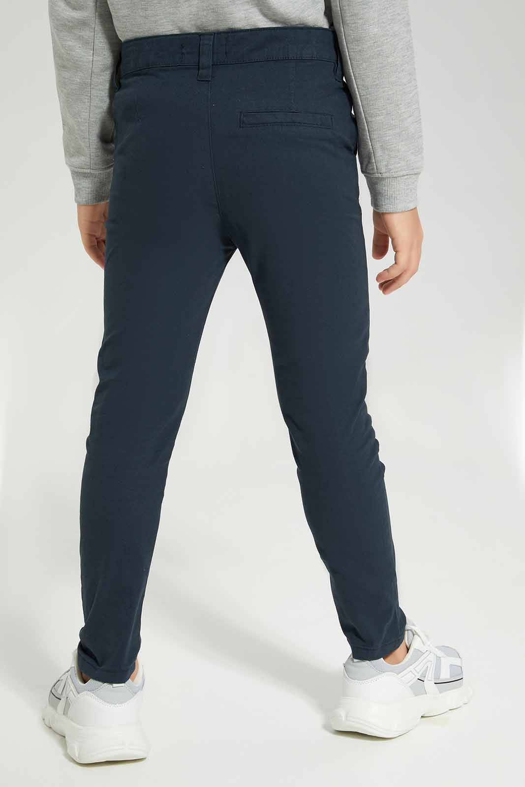 Redtag-Navy-Chino-Pant-BOY-Trousers,-Category:Trousers,-Colour:Navy,-Deals:New-In,-Filter:Boys-(2-to-8-Yrs),-New-In-BOY-APL,-Non-Sale,-Section:Boys-(0-to-14Yrs),-TBL,-W22B-Boys-2 to 8 Years