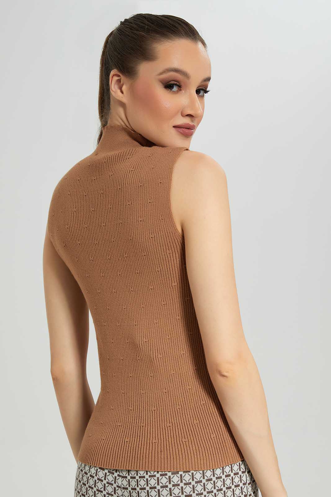 Redtag-Sand-Rib-Top-Category:Pullovers,-Colour:Sand,-Deals:New-In,-Filter:Women's-Clothing,-LDC,-LDC-Pullovers,-New-In-LDC-APL,-Non-Sale,-Section:Women,-W22B-Women's-