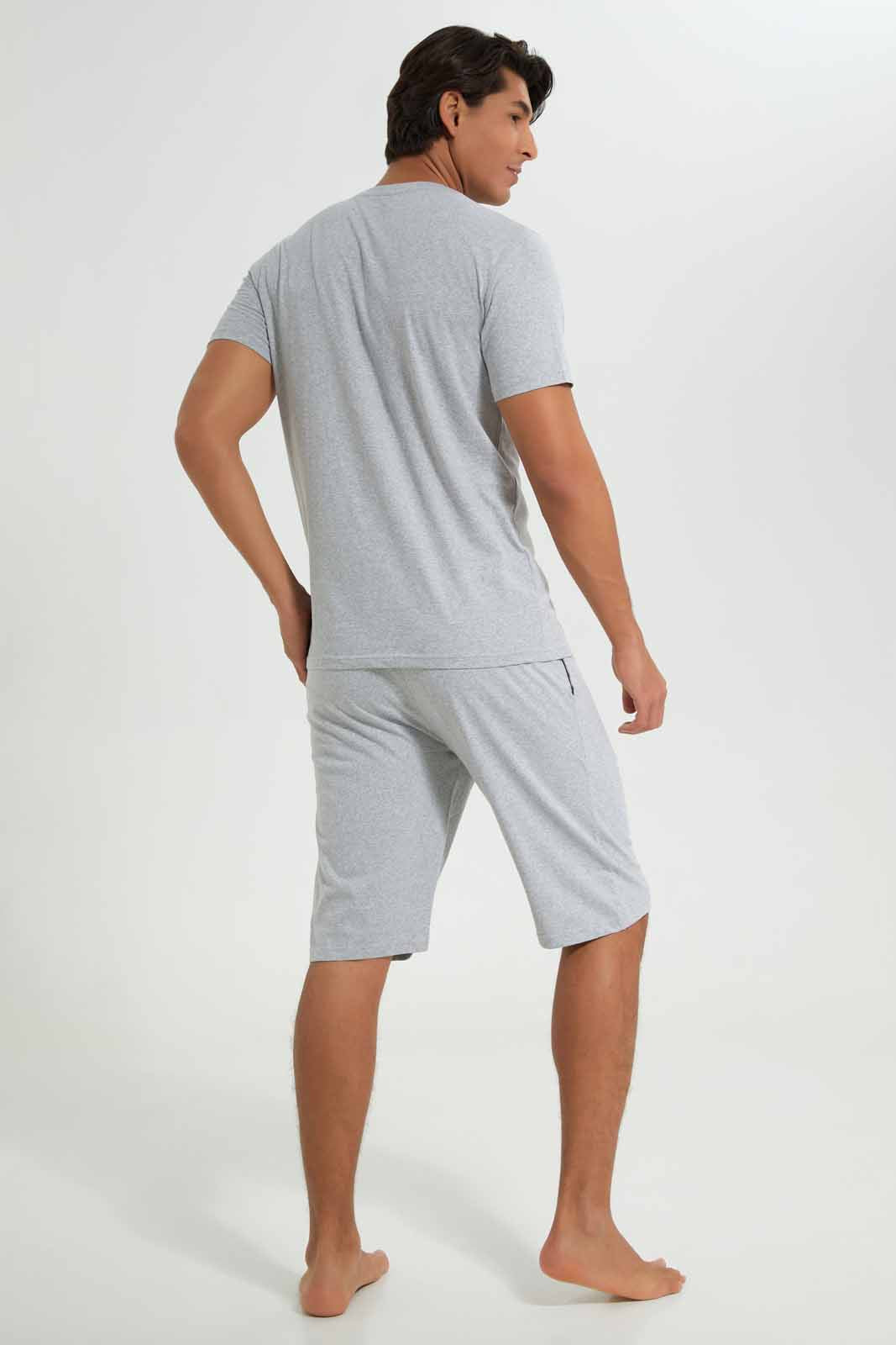 Redtag-Grey-Pyjama-Set-Category:Pyjama-Sets,-Colour:Grey,-Deals:New-In,-Filter:Men's-Clothing,-Men-Pyjama-Sets,-New-In-Men-APL,-Non-Sale,-Section:Men,-W22A-Men's-