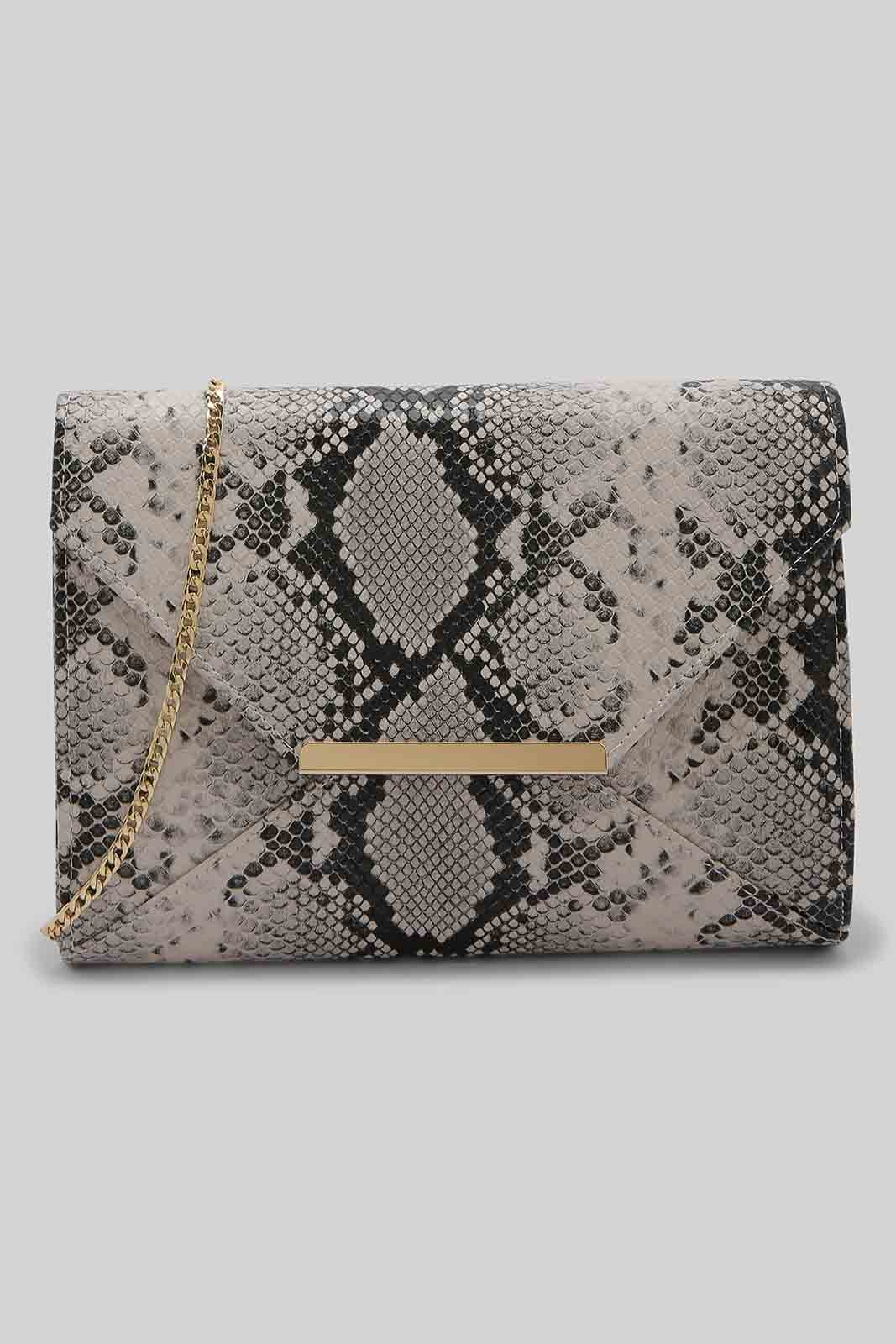 Redtag-Multi-Colour-Envelope-With-Metal-Bar-Category:Bags,-Colour:Assorted,-Filter:Women's-Accessories,-New-In,-New-In-Women-ACC,-Non-Sale,-Section:Women,-W22B,-Women-Bags-Women-