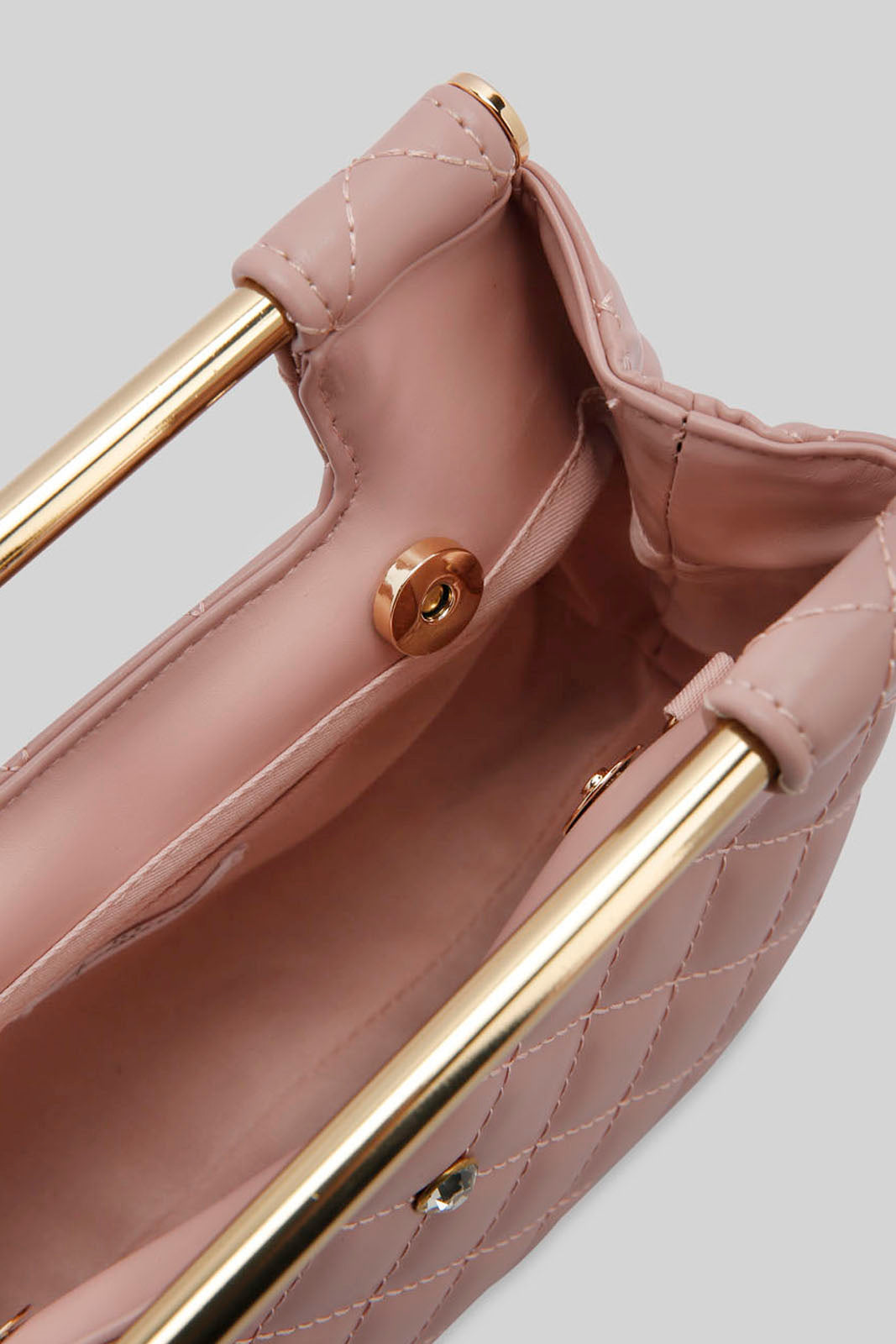 Redtag-Pink-Clutch-Bag-With-Quliting-Category:Bags,-Colour:Pink,-Filter:Women's-Accessories,-New-In,-New-In-Women-ACC,-Non-Sale,-Section:Women,-W22B,-Women-Bags-Women-