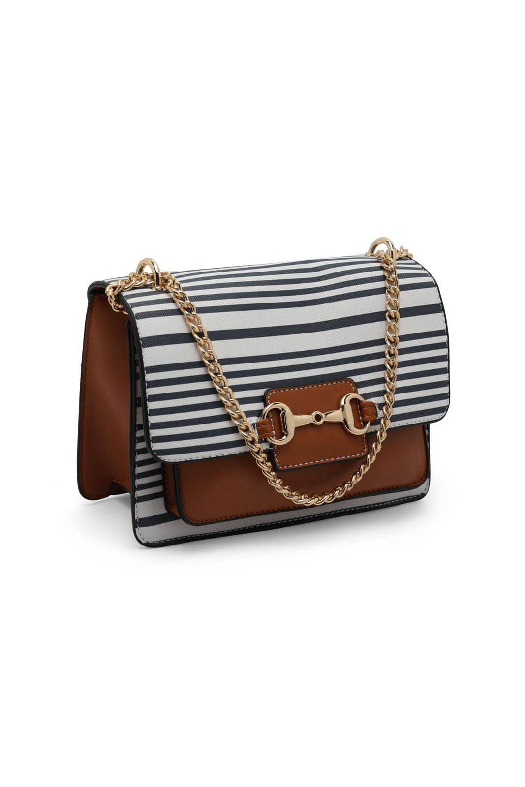 Redtag-Navy-And-White-Nautical-Stripe-Cross-Sbosy-Bag-Category:Bags,-Colour:Assorted,-Dept:Ladieswear,-Filter:Women's-Accessories,-New-In,-New-In-Women-ACC,-Non-Sale,-Section:Women,-W22B,-Women-Bags-Women-