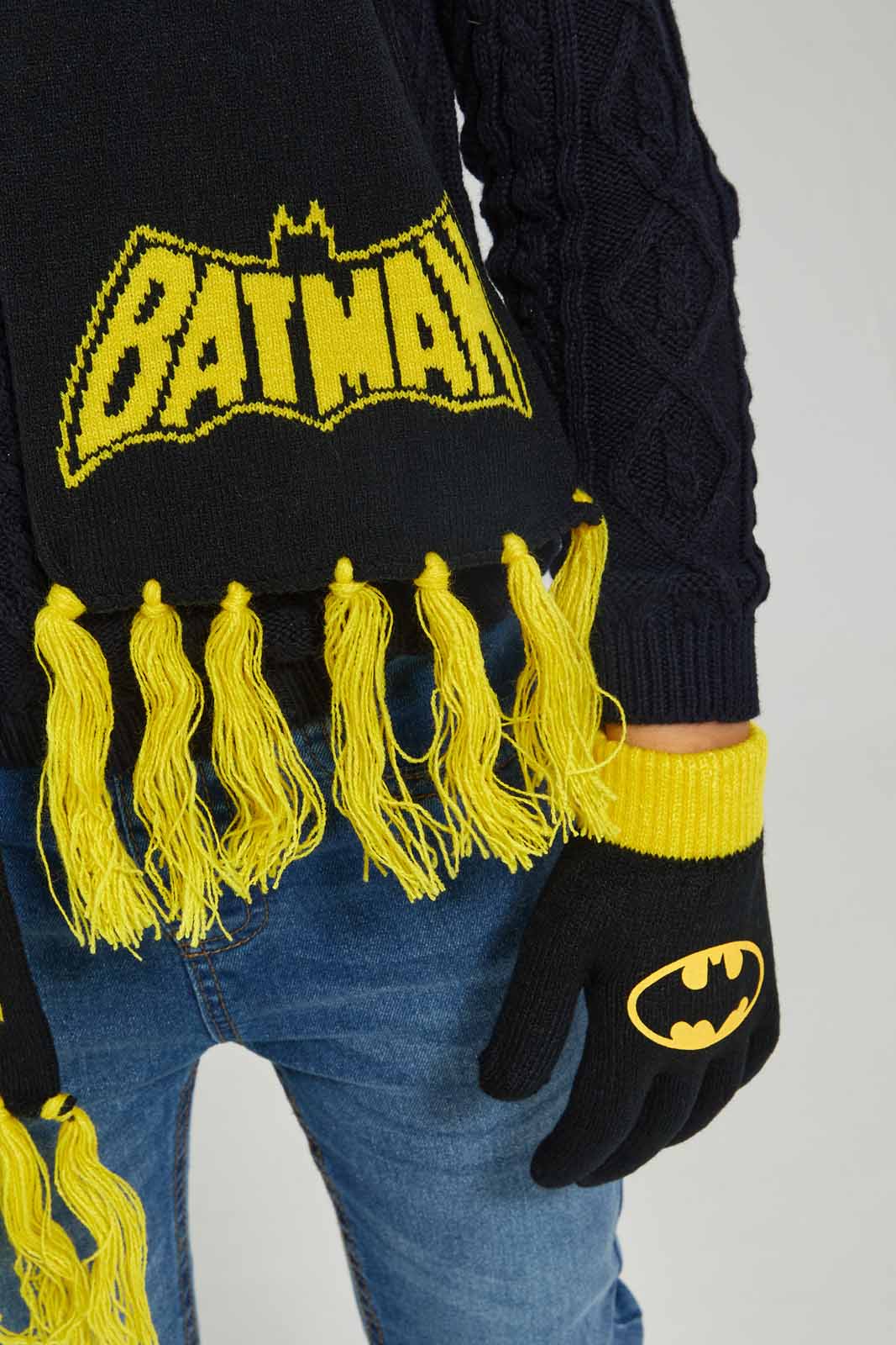 Redtag-Multi-Colour-Batman-Set-Of-3-Scarf-Set-BOY-Scarves,-Category:Scarves,-CHR,-Colour:Assorted,-Dept:Boys,-Filter:Boys-Accessories,-New-In,-New-In-BOY-ACC,-Non-Sale,-Section:Boys-(0-to-14Yrs),-W22B-Boys-