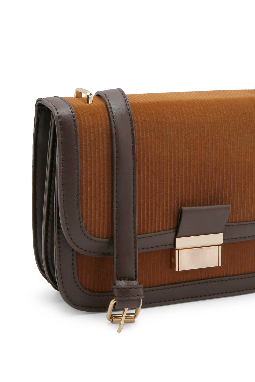 Redtag-Tan-Corduroy-Bag-Category:Bags,-Colour:Tan,-Dept:Ladieswear,-Filter:Women's-Accessories,-New-In,-New-In-Women-ACC,-Non-Sale,-Section:Women,-W22B,-Women-Bags-Women-