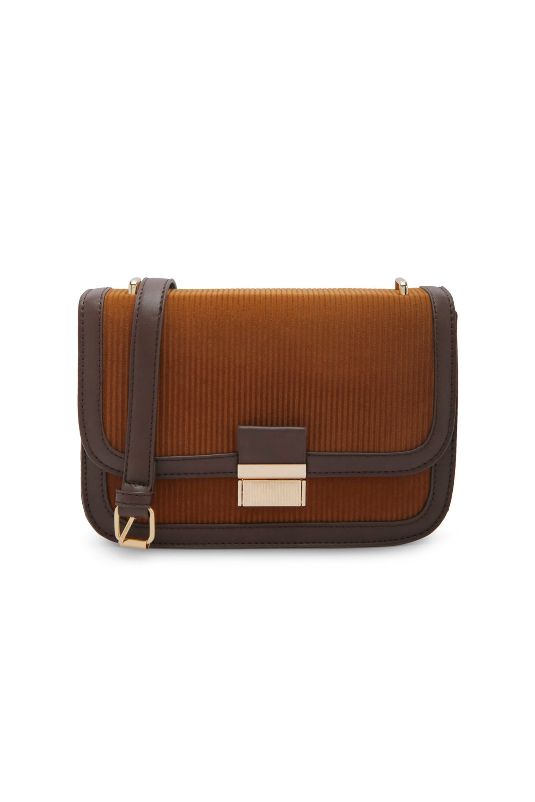 Redtag-Tan-Corduroy-Bag-Category:Bags,-Colour:Tan,-Dept:Ladieswear,-Filter:Women's-Accessories,-New-In,-New-In-Women-ACC,-Non-Sale,-Section:Women,-W22B,-Women-Bags-Women-