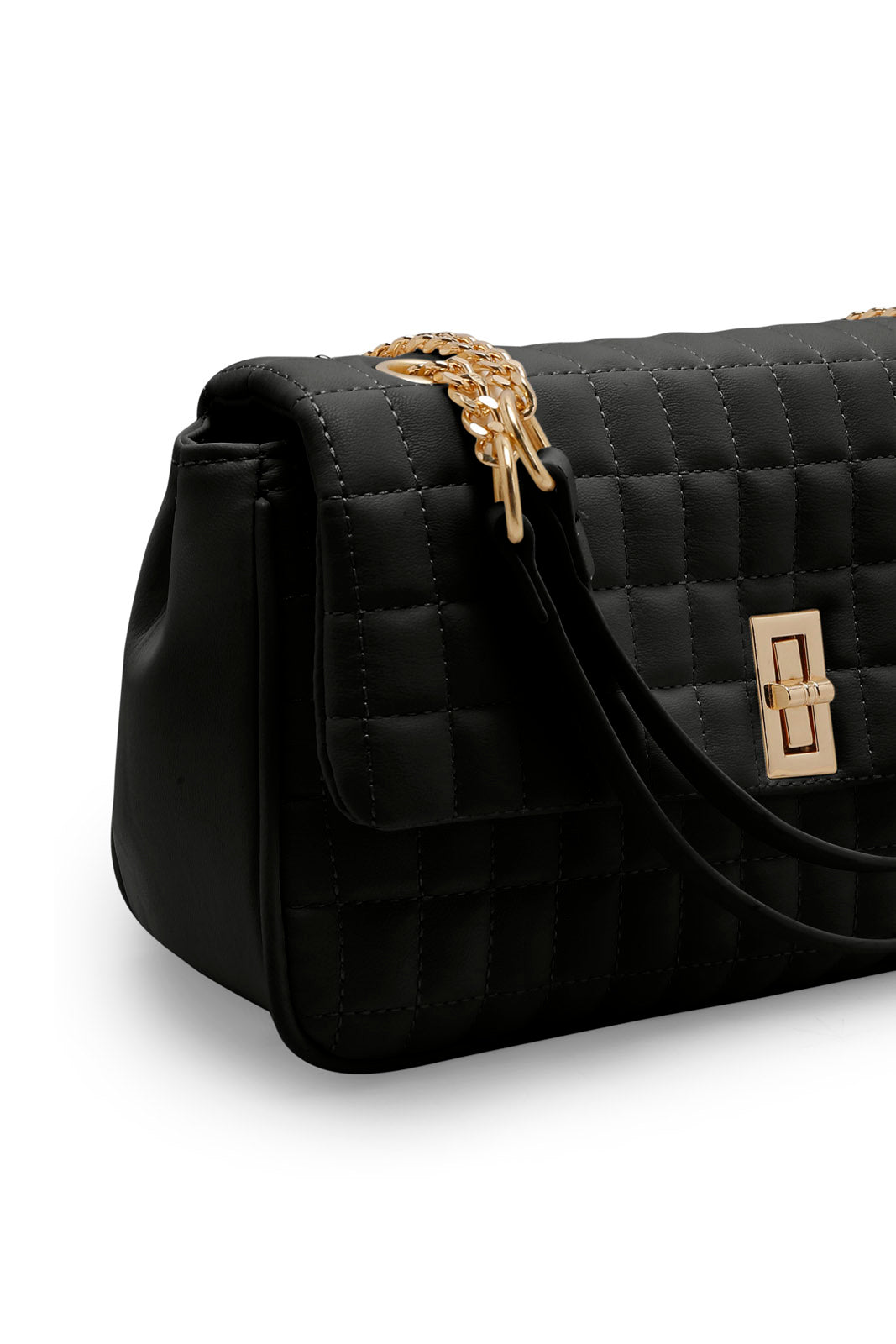 Redtag-Black-Embellished-Messenger-Bag-Category:Bags,-Colour:Black,-Dept:Ladieswear,-Filter:Women's-Accessories,-New-In,-New-In-Women-ACC,-Non-Sale,-Section:Women,-W22B,-Women-Bags-Women-