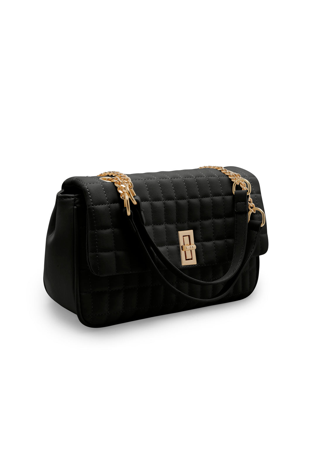 Redtag-Black-Embellished-Messenger-Bag-Category:Bags,-Colour:Black,-Dept:Ladieswear,-Filter:Women's-Accessories,-New-In,-New-In-Women-ACC,-Non-Sale,-Section:Women,-W22B,-Women-Bags-Women-