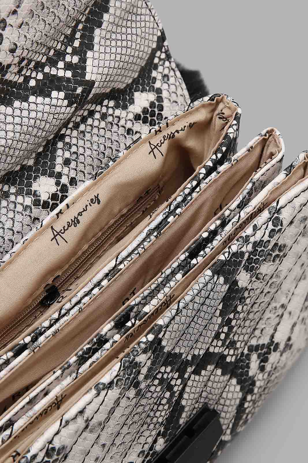 Redtag-Black-Croc-Messenger-Bag-Category:Bags,-Colour:Black,-Filter:Women's-Accessories,-New-In,-New-In-Women-ACC,-Non-Sale,-Section:Women,-W22B,-Women-Bags-Women-