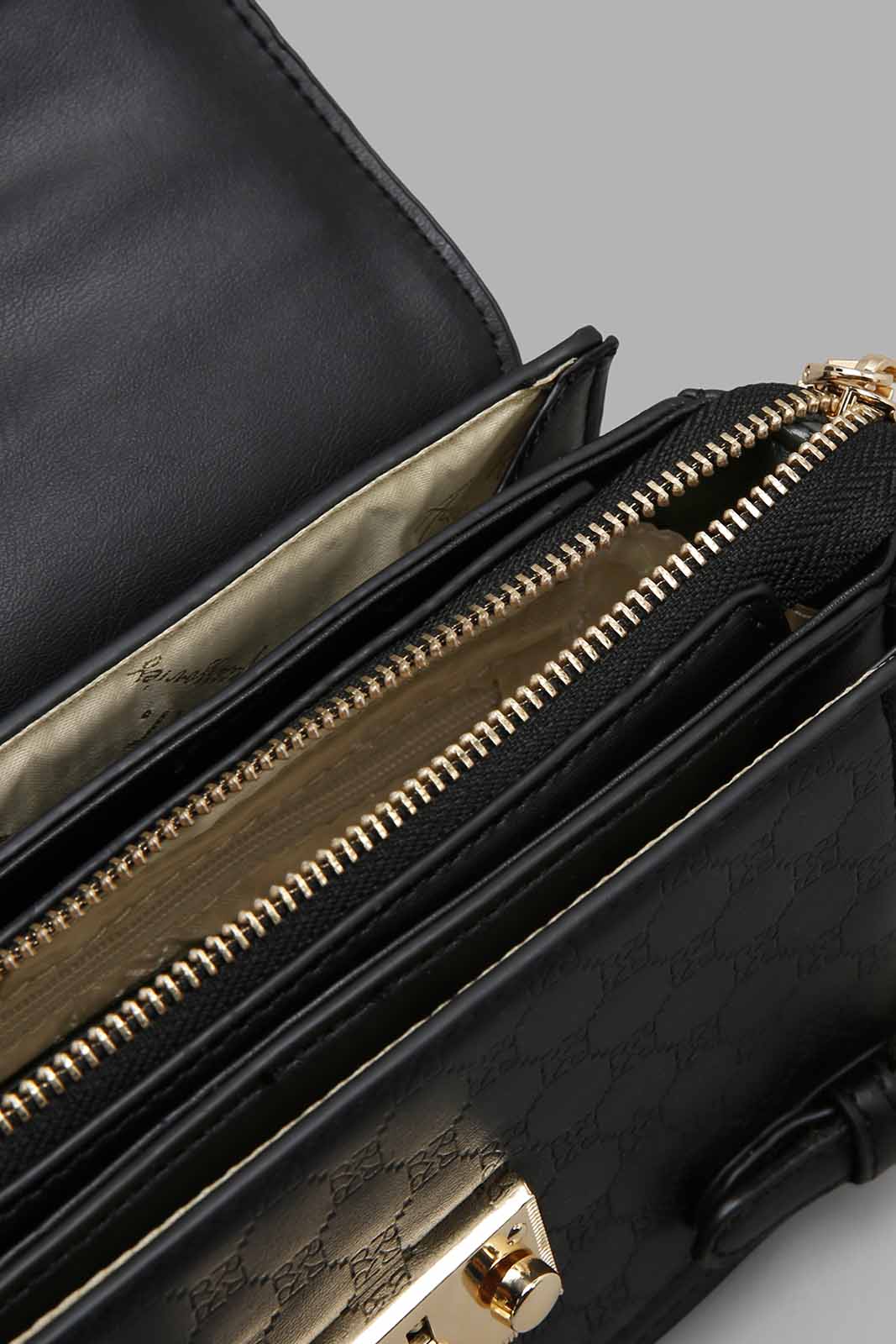 Redtag-Black-Embossed-Box-Messenger-Bag-Category:Bags,-Colour:Black,-Filter:Women's-Accessories,-New-In,-New-In-Women-ACC,-Non-Sale,-Section:Women,-W22B,-Women-Bags-Women-