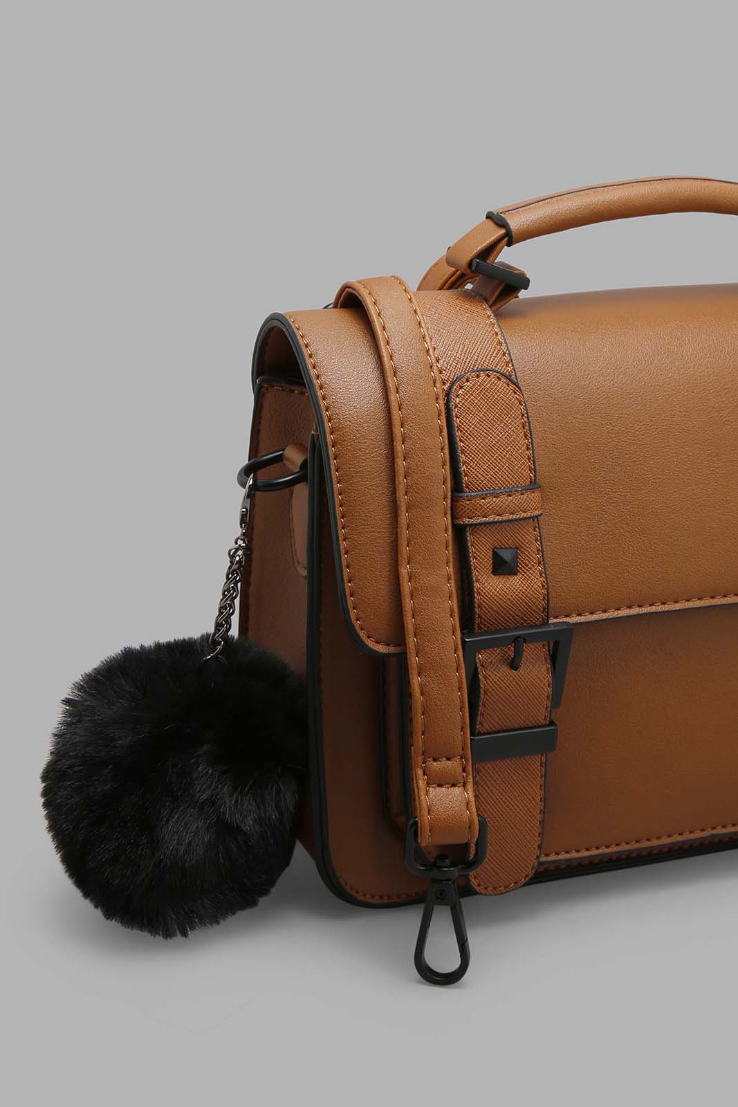 Redtag-Tan-Satchel-Cross-Body-Bag-Category:Bags,-Colour:Tan,-Filter:Women's-Accessories,-New-In,-New-In-Women-ACC,-Non-Sale,-Section:Women,-W22A,-Women-Bags-Women-