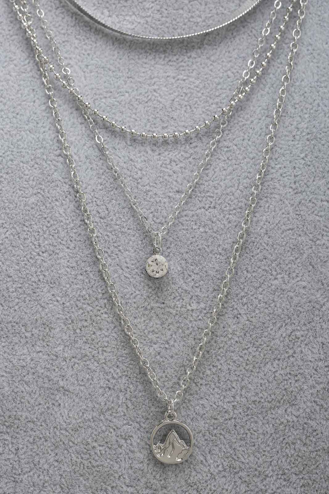 Redtag-Necklace-Category:Jewellery,-Colour:Assorted,-Filter:Women's-Accessories,-LEC-Jewellery,-New-In,-New-In-Women-ACC,-Non-Sale,-Section:Women,-W22A-Women-