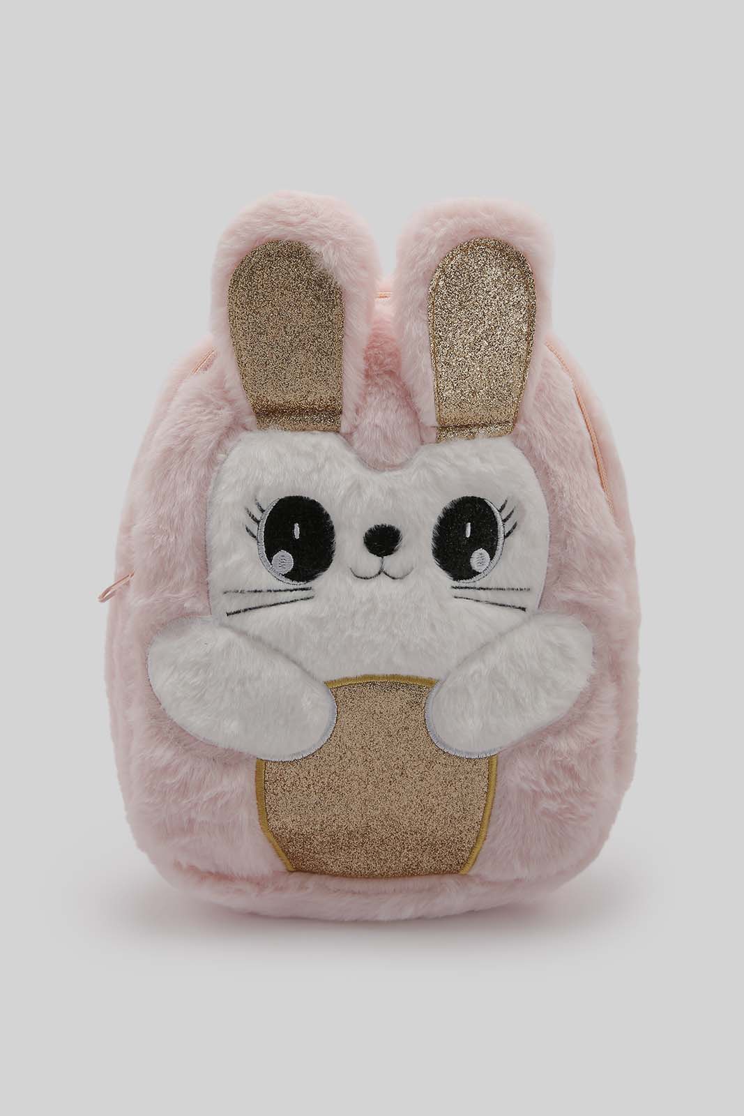 Redtag-Multi-Colour-Character-Faux-Fur-Backpack-Category:Bags,-Colour:Assorted,-Filter:Girls-Accessories,-GIR-Bags,-New-In,-New-In-GIR-ACC,-Non-Sale,-Section:Girls-(0-to-14Yrs),-W22B-Girls-