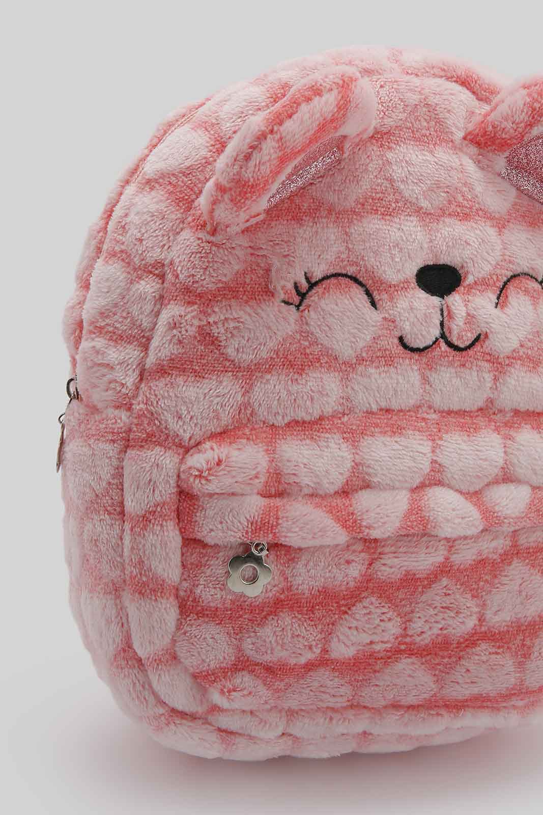 Redtag-Multi-Colour-Character-Faux-Fur-Backpack-Category:Bags,-Colour:Assorted,-Filter:Girls-Accessories,-GIR-Bags,-New-In,-New-In-GIR-ACC,-Non-Sale,-Section:Girls-(0-to-14Yrs),-W22B-Girls-