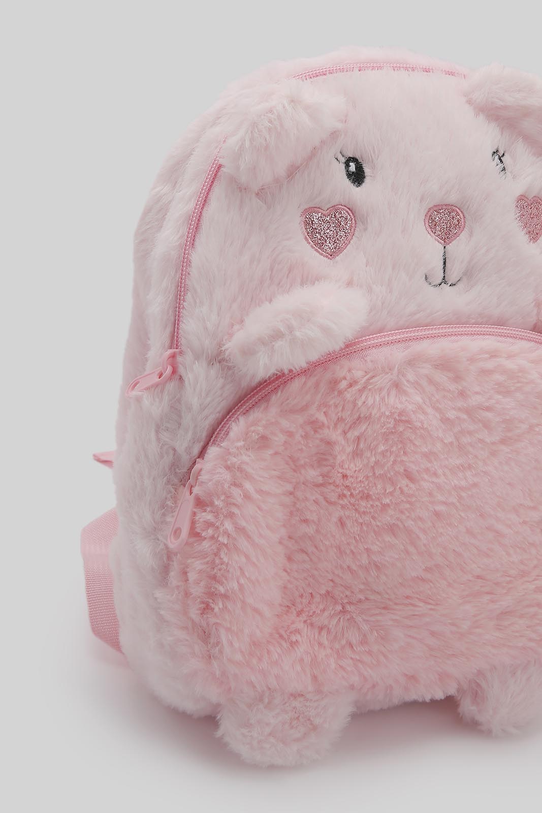 Redtag-Multi-Colour-Character-Faux-Fur-Backpack-Category:Bags,-Colour:Assorted,-Filter:Girls-Accessories,-GIR-Bags,-New-In,-New-In-GIR-ACC,-Non-Sale,-Section:Girls-(0-to-14Yrs),-W22B-Girls-