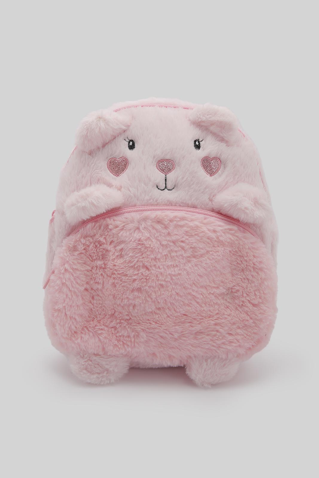 Redtag-Multi-Colour-Character-Faux-Fur-Backpack-Category:Bags,-Colour:Assorted,-Filter:Girls-Accessories,-GIR-Bags,-New-In,-New-In-GIR-ACC,-Non-Sale,-Section:Girls-(0-to-14Yrs),-W22B-Girls-
