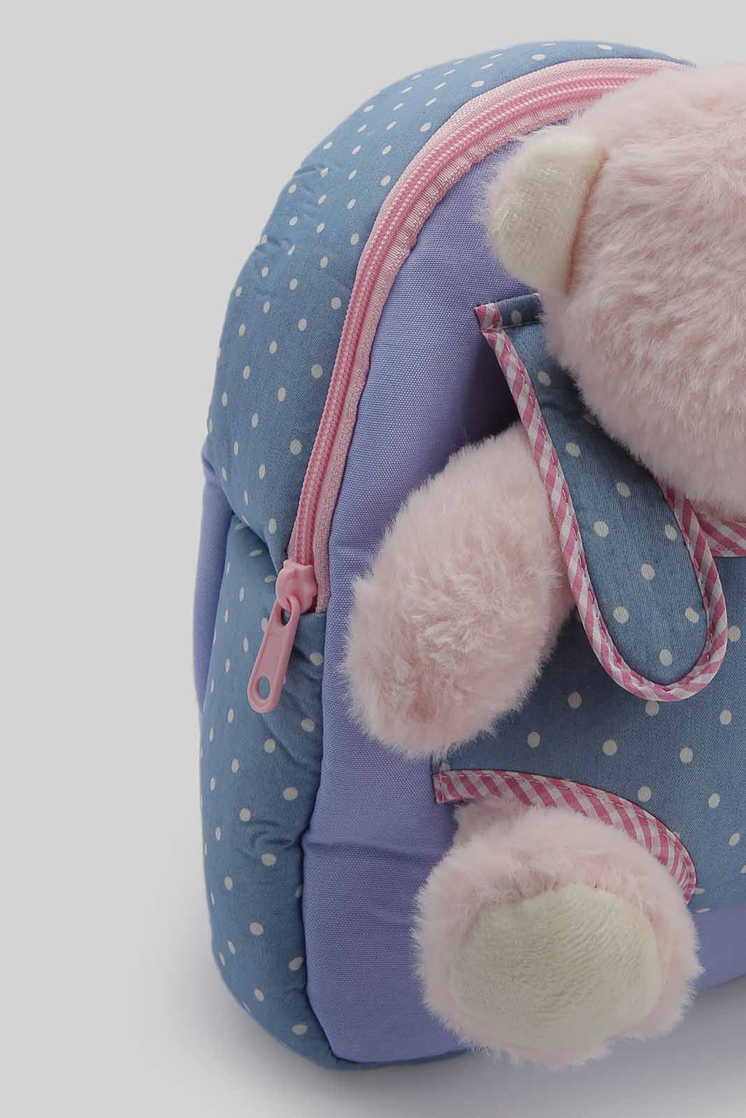Redtag-Multi-Colour-Character-Faux-Fur-Backpack-Category:Bags,-Colour:Assorted,-Filter:Girls-Accessories,-GIR-Bags,-New-In,-New-In-GIR-ACC,-Non-Sale,-Section:Girls-(0-to-14Yrs),-W22B-Girls-