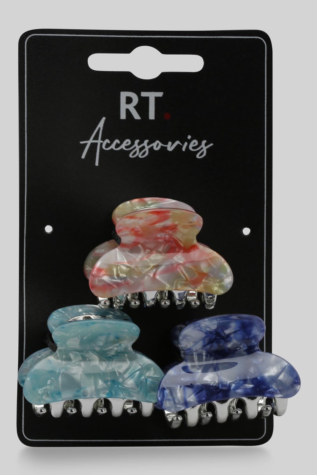 Redtag-Assorted-Claw-Category:Hair-Accessories,-Colour:Assorted,-Filter:Women's-Accessories,-H1:ACC,-H2:LAD,-H3:LAA,-H4:HAC,-LEC-Hair-Accessories,-New-In,-New-In-Women-ACC,-Non-Sale,-Season:W22B,-Section:Women,-W22B-Women-