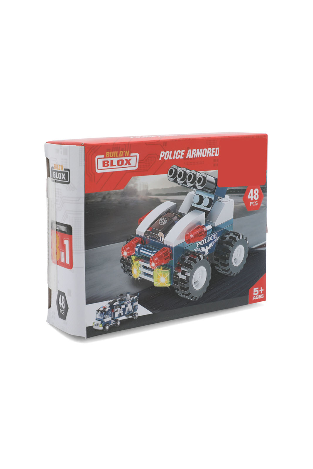 Redtag-Build'N-Blox-Police-Series---8-In-1-Category:Toys,-Colour:Assorted,-Filter:Toys-Accessories,-IMP-Toys,-New-In,-New-In-IMP-ACC,-Non-Sale,-Section:Girls-(0-to-14Yrs),-W22A-Toys-