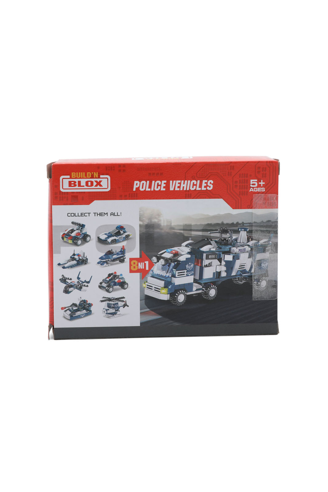 Redtag-Build'N-Blox-Police-Series---8-In-1-Category:Toys,-Colour:Assorted,-Filter:Toys-Accessories,-IMP-Toys,-New-In,-New-In-IMP-ACC,-Non-Sale,-Section:Girls-(0-to-14Yrs),-W22A-Toys-