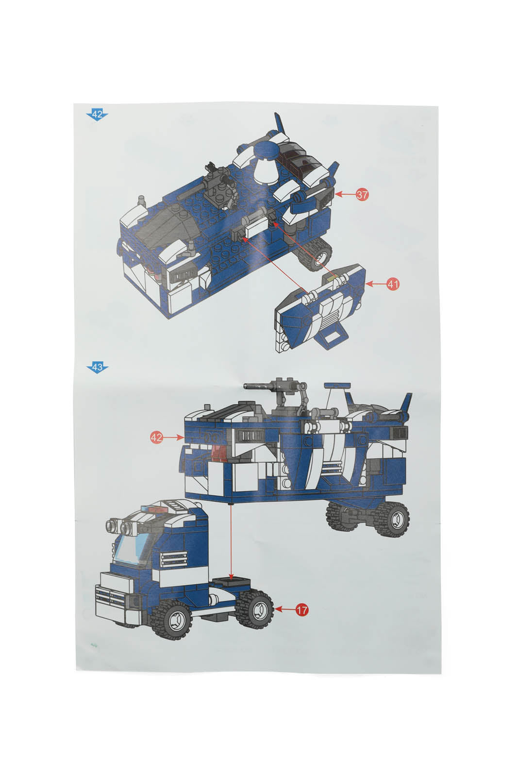 Redtag-Build'N-Blox-Police-Series---8-In-1-Category:Toys,-Colour:Assorted,-Filter:Toys-Accessories,-IMP-Toys,-New-In,-New-In-IMP-ACC,-Non-Sale,-Section:Girls-(0-to-14Yrs),-W22A-Toys-