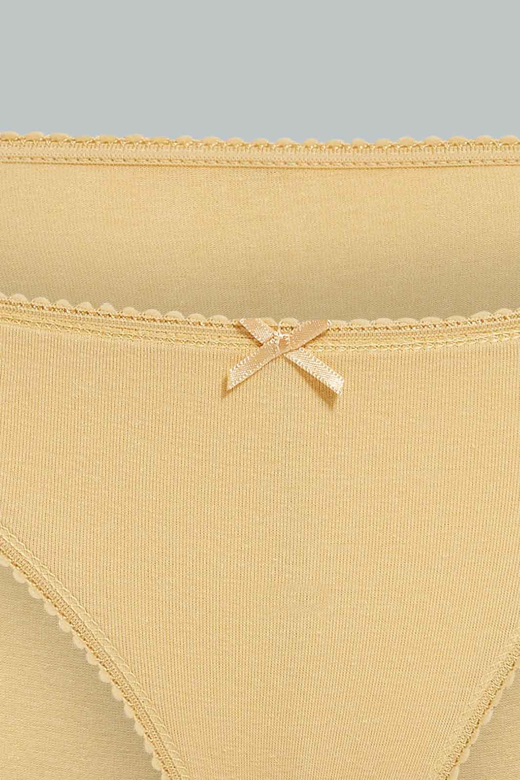 Redtag-Assorted-Plain-Bikini-Brief-5-Pack-365,-Category:Briefs,-Colour:Assorted,-Deals:New-In,-Filter:Women's-Clothing,-New-In-Women-APL,-Non-Sale,-Section:Women,-Women-Briefs--