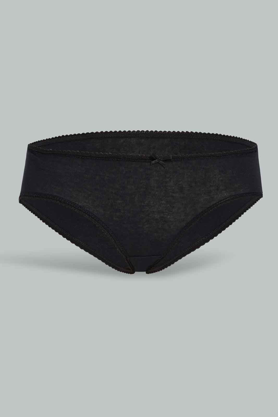 Redtag-Assorted-Plain-Boy-leg-Brief-5-Pack-365,-Category:Briefs,-Colour:Assorted,-Deals:New-In,-Filter:Women's-Clothing,-New-In-Women-APL,-Non-Sale,-Section:Women,-Women-Briefs--