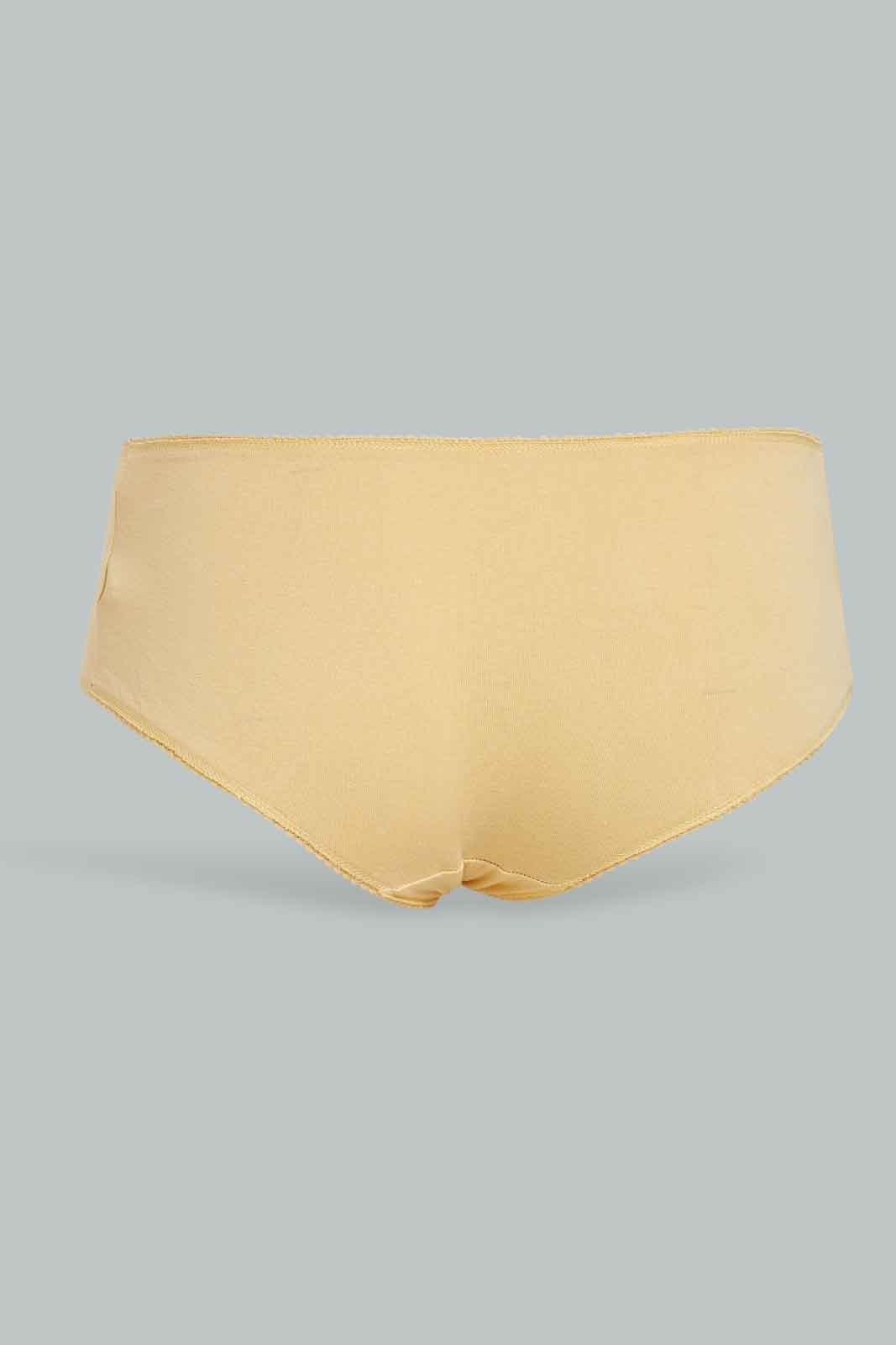 Redtag-Assorted-Plain-Boy-leg-Brief-5-Pack-365,-Category:Briefs,-Colour:Assorted,-Deals:New-In,-Filter:Women's-Clothing,-New-In-Women-APL,-Non-Sale,-Section:Women,-Women-Briefs--
