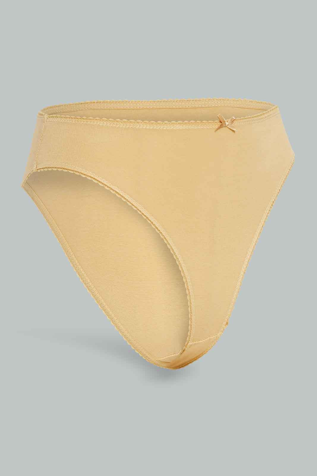 Redtag-Assorted-Plain-Hi-leg-Brief-5-Pack-365,-Category:Briefs,-Colour:Assorted,-Deals:New-In,-Filter:Women's-Clothing,-New-In-Women-APL,-Non-Sale,-Section:Women,-Women-Briefs--