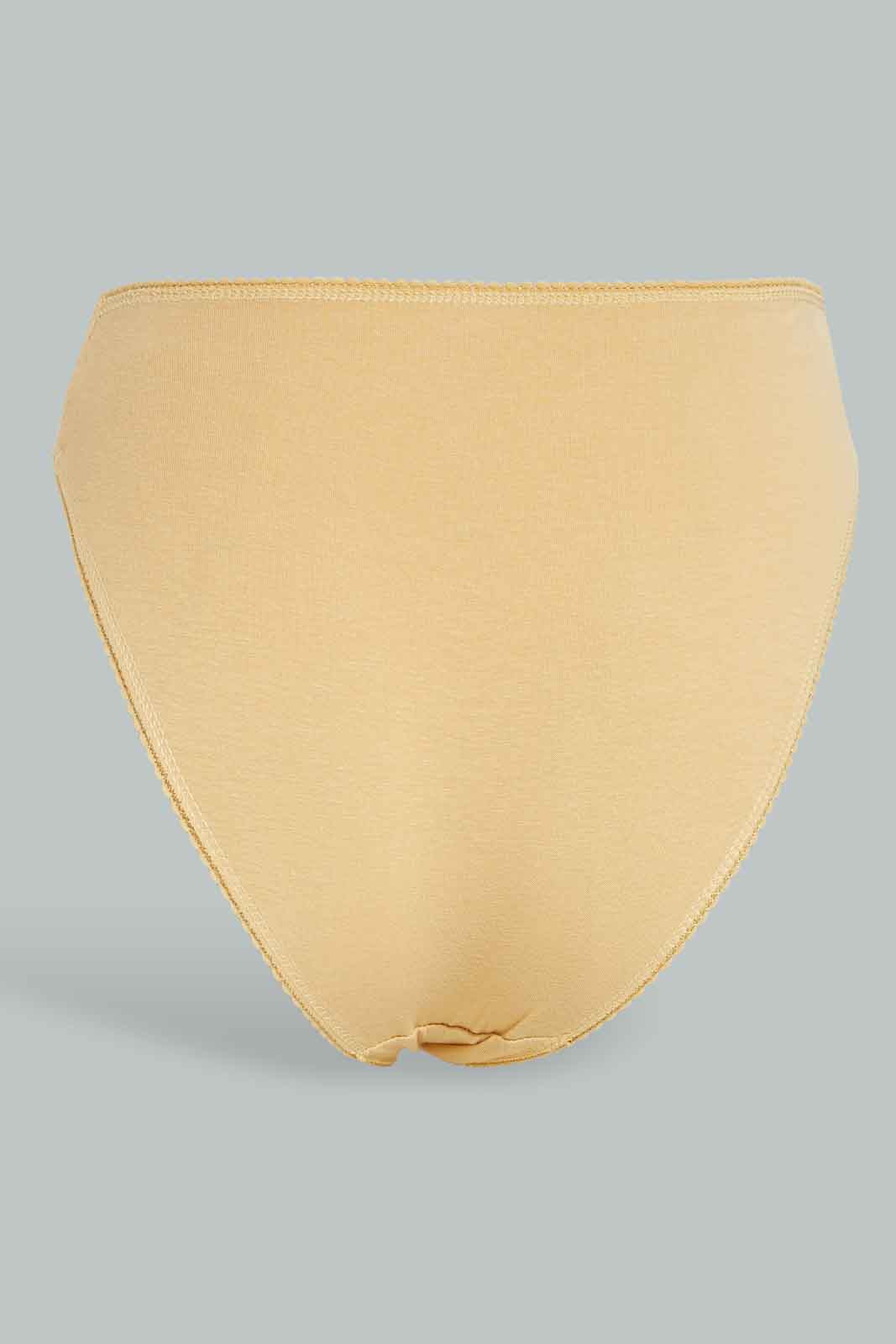 Redtag-Assorted-Plain-Hi-leg-Brief-5-Pack-365,-Category:Briefs,-Colour:Assorted,-Deals:New-In,-Filter:Women's-Clothing,-New-In-Women-APL,-Non-Sale,-Section:Women,-Women-Briefs--