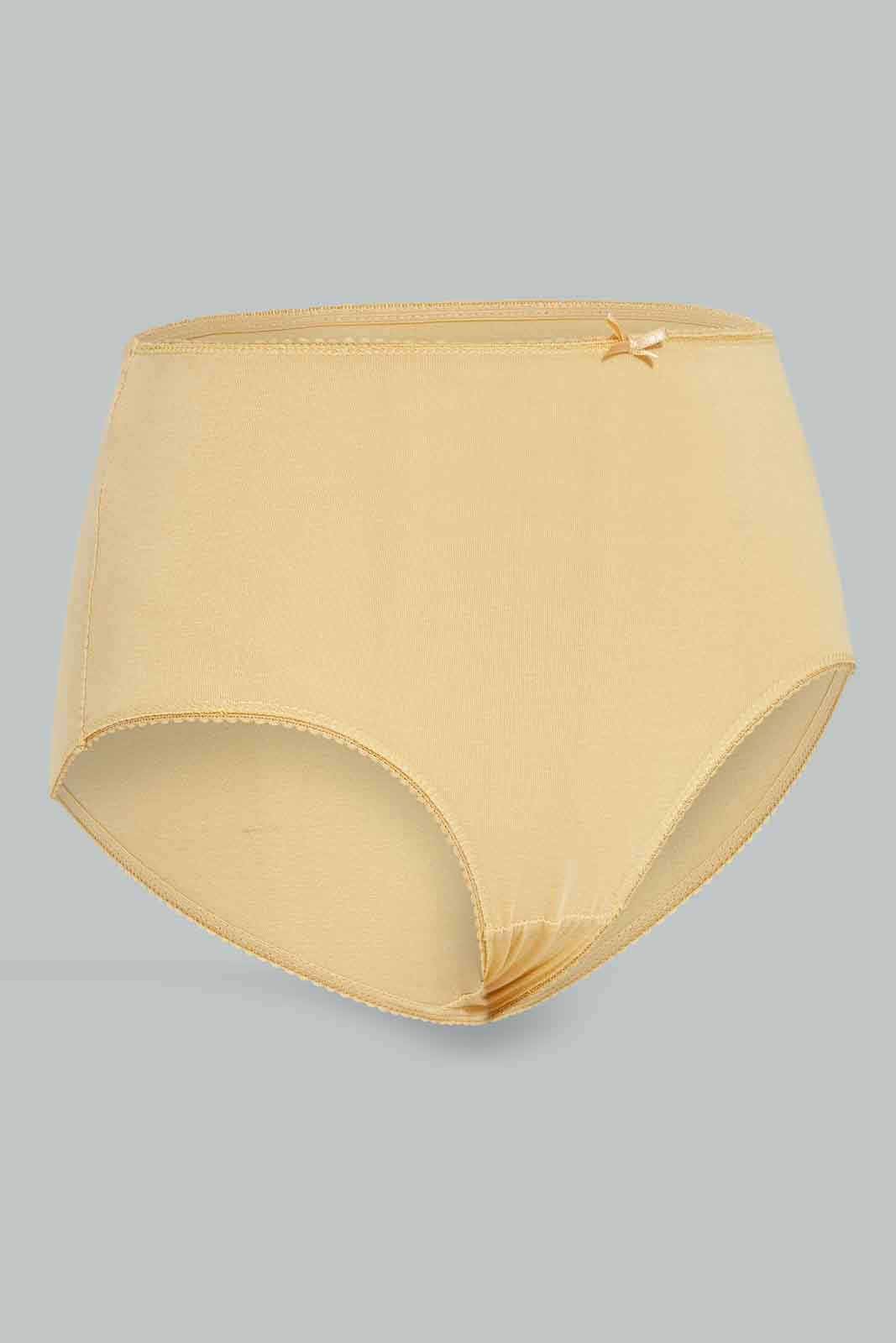 Redtag-Assorted-Plain-Full-Brief-5-Pack-365,-Category:Briefs,-Colour:Assorted,-Deals:New-In,-Filter:Women's-Clothing,-New-In-Women-APL,-Non-Sale,-Section:Women,-Women-Briefs--