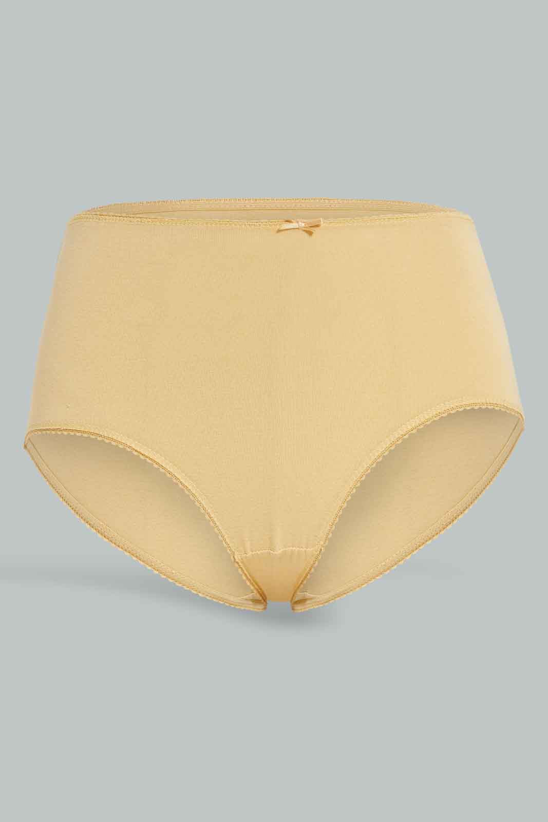 Redtag-Assorted-Plain-Full-Brief-5-Pack-365,-Category:Briefs,-Colour:Assorted,-Deals:New-In,-Filter:Women's-Clothing,-New-In-Women-APL,-Non-Sale,-Section:Women,-Women-Briefs--