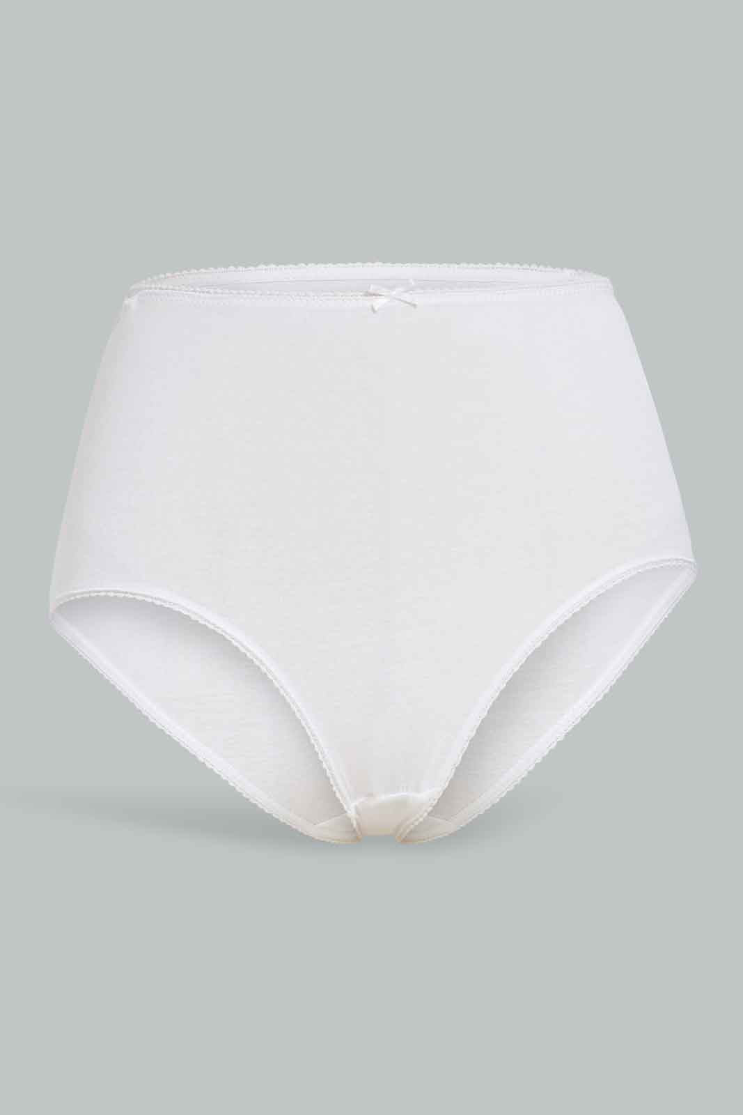 Redtag-Assorted-Plain-Full-Brief-5-Pack-365,-Category:Briefs,-Colour:Assorted,-Deals:New-In,-Filter:Women's-Clothing,-New-In-Women-APL,-Non-Sale,-Section:Women,-Women-Briefs--