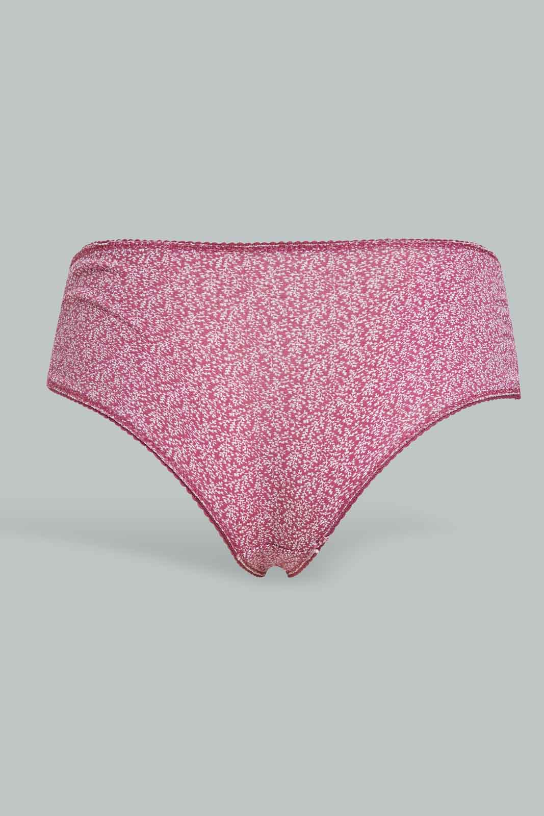 Redtag-Assorted-Plain-Boy-leg-Brief-5-Pack-365,-Category:Briefs,-Colour:Assorted,-Deals:New-In,-Filter:Women's-Clothing,-New-In-Women-APL,-Non-Sale,-Section:Women,-Women-Briefs--