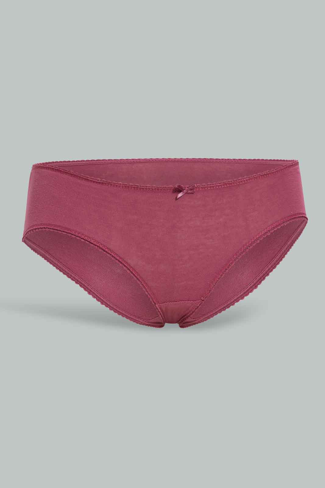 Redtag-Assorted-Plain-Boy-leg-Brief-5-Pack-365,-Category:Briefs,-Colour:Assorted,-Deals:New-In,-Filter:Women's-Clothing,-New-In-Women-APL,-Non-Sale,-Section:Women,-Women-Briefs--