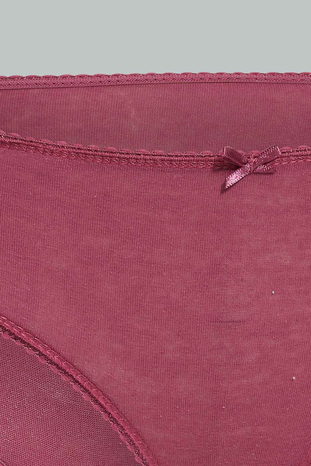 Redtag-Assorted-Plain-Boy-leg-Brief-5-Pack-365,-Category:Briefs,-Colour:Assorted,-Deals:New-In,-Filter:Women's-Clothing,-New-In-Women-APL,-Non-Sale,-Section:Women,-Women-Briefs--