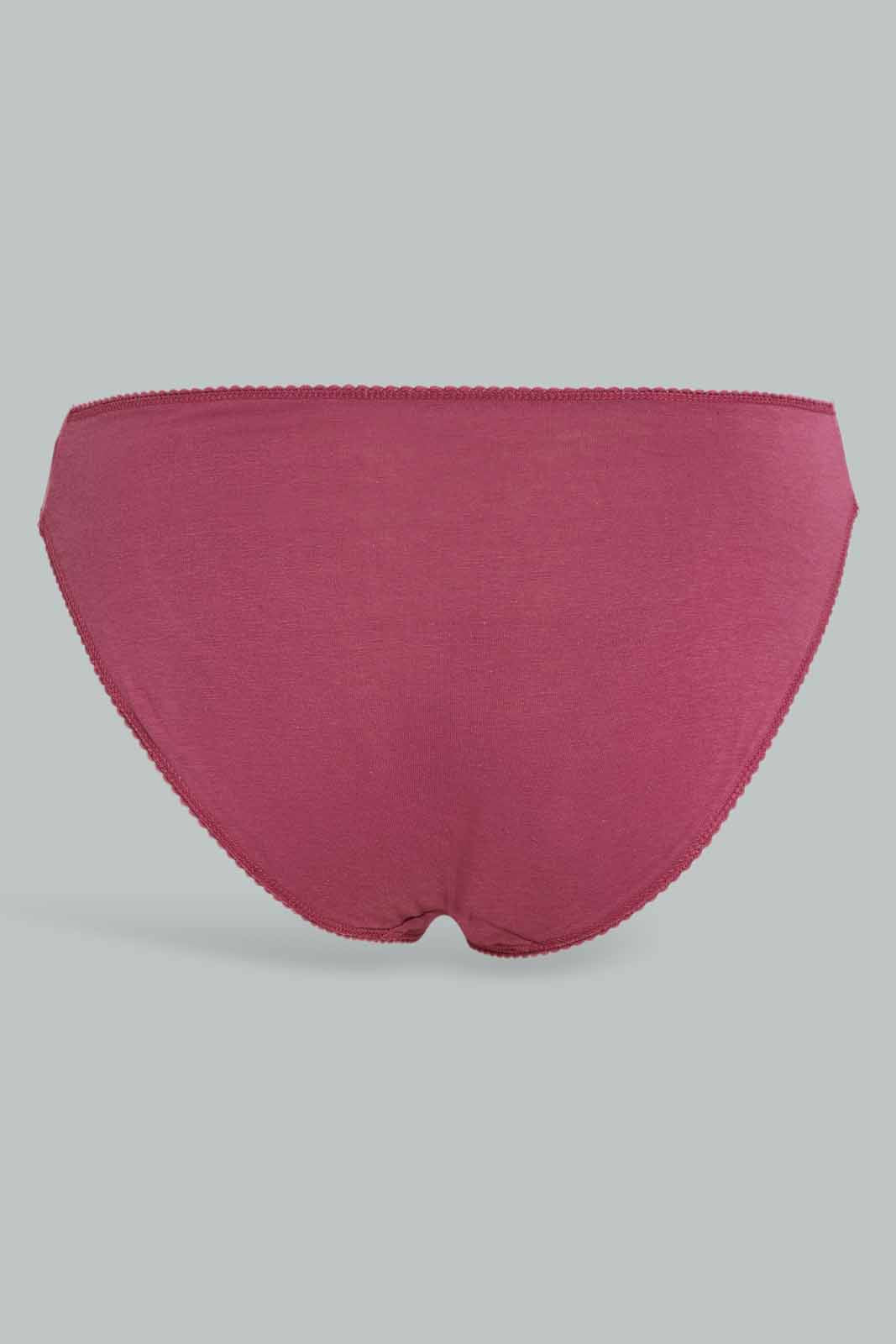 Redtag-Assorted-Plain-Hi-leg-Brief-5-Pack-365,-Category:Briefs,-Colour:Assorted,-Deals:New-In,-Dept:Ladieswear,-Filter:Women's-Clothing,-New-In-Women-APL,-Non-Sale,-Section:Women,-Women-Briefs--