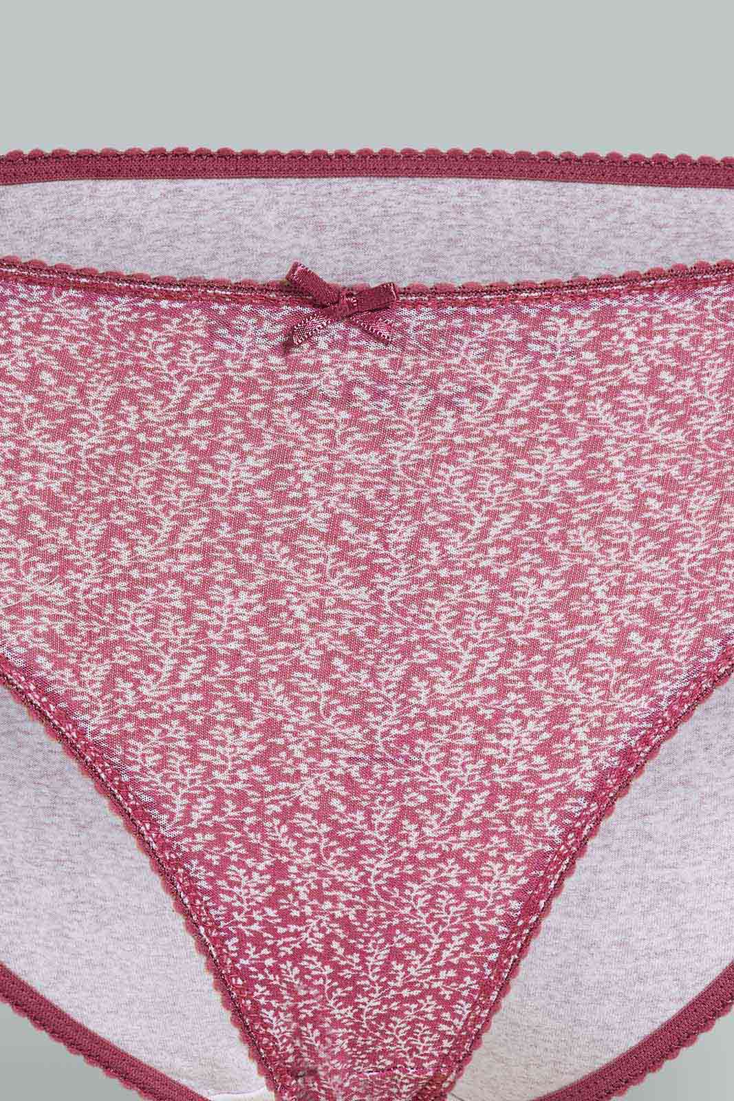 Redtag-Assorted-Plain-Hi-leg-Brief-5-Pack-365,-Category:Briefs,-Colour:Assorted,-Deals:New-In,-Dept:Ladieswear,-Filter:Women's-Clothing,-New-In-Women-APL,-Non-Sale,-Section:Women,-Women-Briefs--