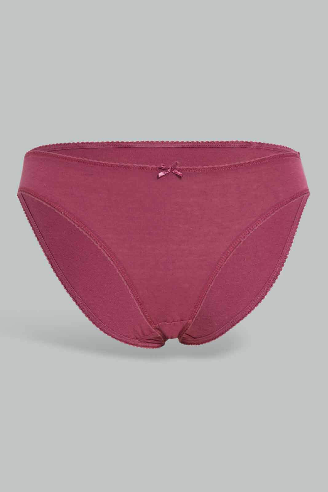 Redtag-Assorted-Plain-Hi-leg-Brief-5-Pack-365,-Category:Briefs,-Colour:Assorted,-Deals:New-In,-Dept:Ladieswear,-Filter:Women's-Clothing,-New-In-Women-APL,-Non-Sale,-Section:Women,-Women-Briefs--
